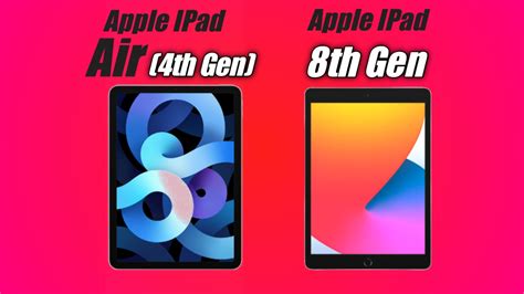 iPad Air 4th Gen and iPad 8th Gen announced: Specification, Price ...