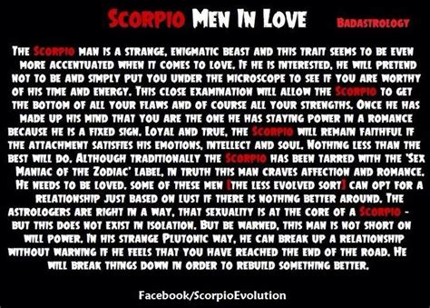 Die besten 25+ Scorpio men in love Ideen auf Pinterest