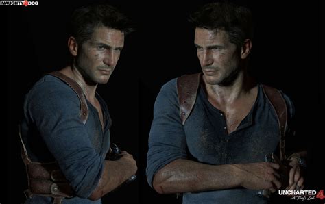 Uncharted 4 Nathan Drake Character Model Gets Gorgeous Hi-Res Renders