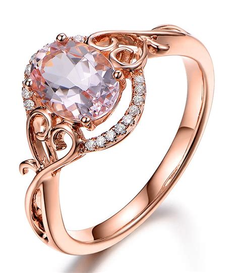 Vintage Rose Gold Engagement Rings