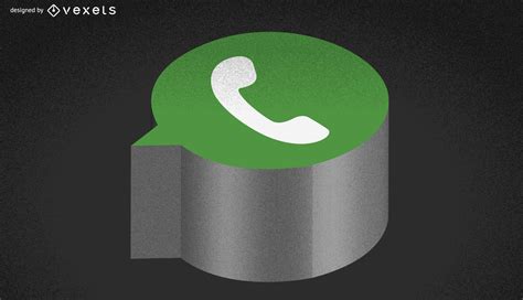 WhatsApp 3D Logo Banner Free Icon Download | FreeImages
