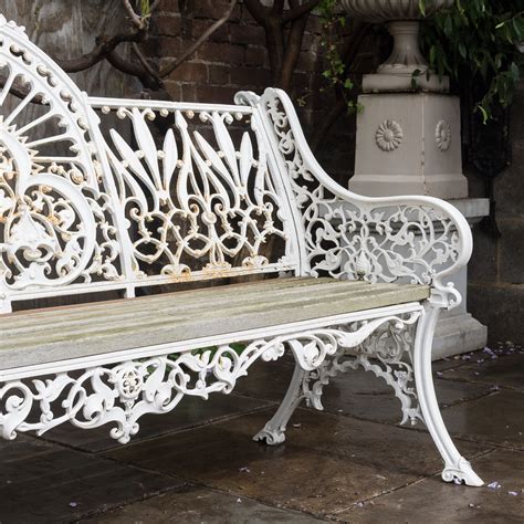 Cast iron garden bench - Garden Furniture - LASSCO Brunswick House