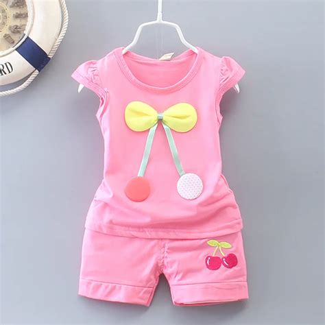 Aliexpress.com : Buy summer 2016 new baby girls clothes in paragraph 0 12 months 0 2 years old ...