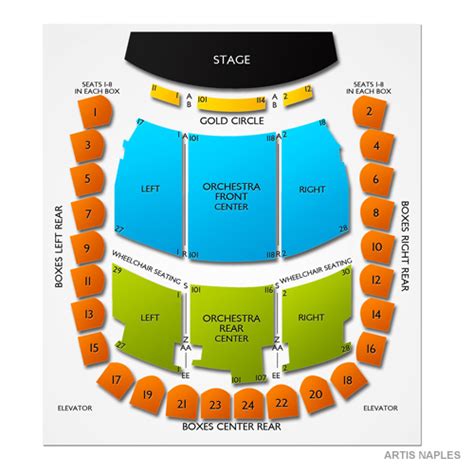 Artis-Naples Seating Chart | Vivid Seats