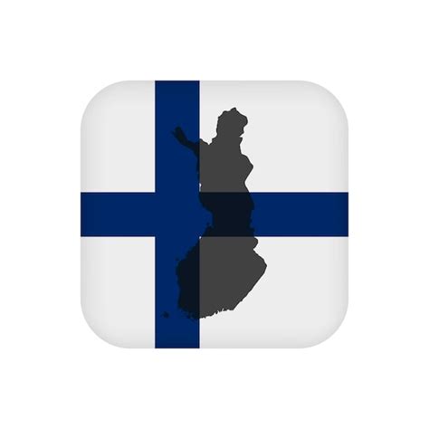 Premium Vector | Finland flag official colors Vector illustration