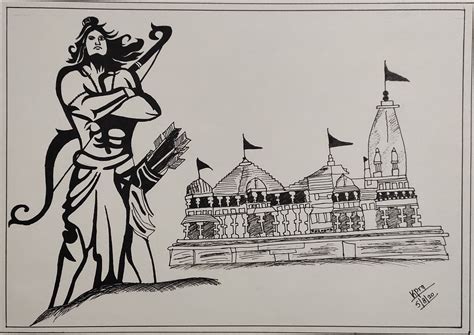 Ayodhya Ram Mandir Art | Personalize art, Shiva art, Spiritual art