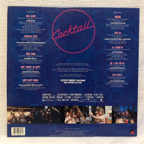 Cocktail Original Soundtrack Vinyl LP 1988 Elektra Records | Etsy