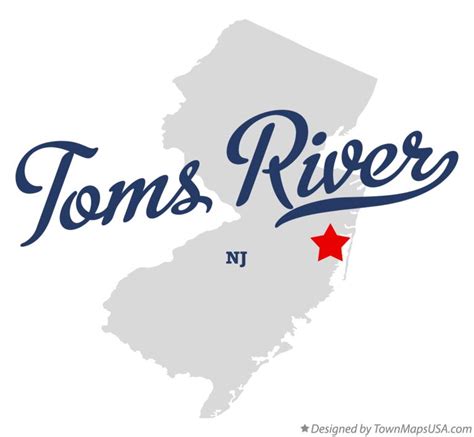 Toms River New Jersey Map - Alvina Margalit