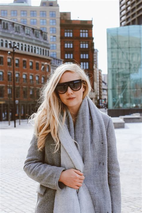 Gray & Glam Winter Outfit & The Most Chic Sunglasses Under $10 ...