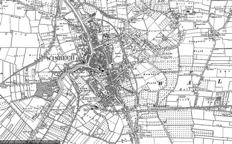 Historic Ordnance Survey Map of Wisbech, 1900 - 1901