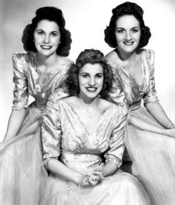 Thinking Of The Andrews Sisters | Andrews sisters, Abbott and costello, Old movie stars