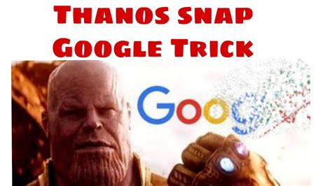 Thanos Snap Trick - SEO POSITIVO