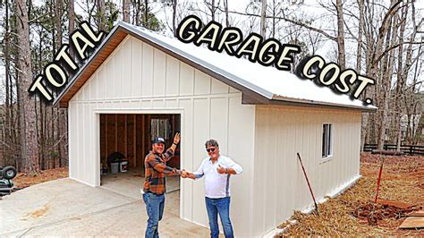 I BUILT MY DAD A GARAGE | Building your own detached garage. - YouTube