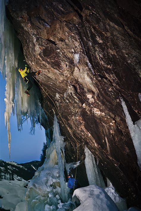 Ice climbing in RJUKAN