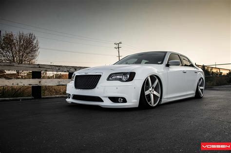 Custom Look of Gray Chrysler 300 on Vossen Rims — CARiD.com Gallery