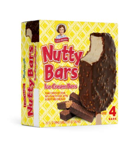 Little Debbie® Nutty Ice Cream Bars, 4 pk / 3 fl oz - Fry’s Food Stores