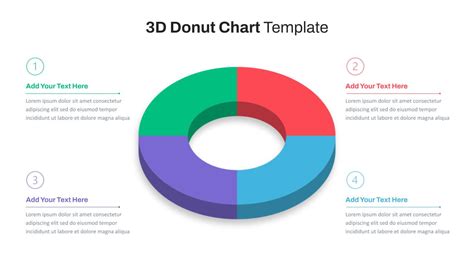 3D Donut Chart Template - SlideKit