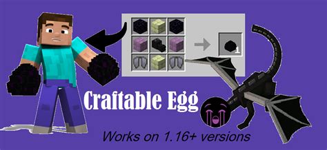 Craftable Dragon Egg!! (1.16+) Minecraft Data Pack