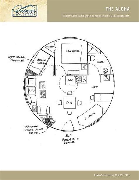 Yurt Floor Plans | Rainier Outdoor