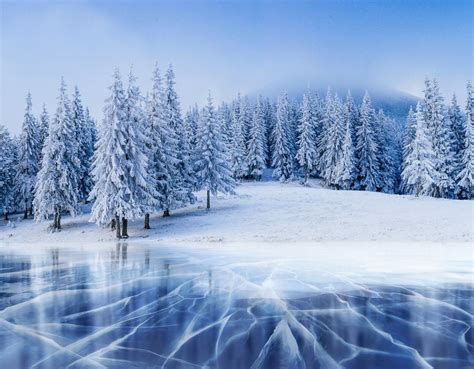 Cracked blue ice | Winter scenes, Winter nature, Winter scenery