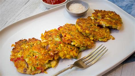 Low carb salmon vegetable fritters - Seafood Experts