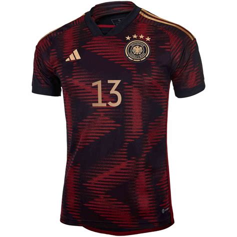 2022 adidas Thomas Muller Germany Away Jersey - SoccerPro