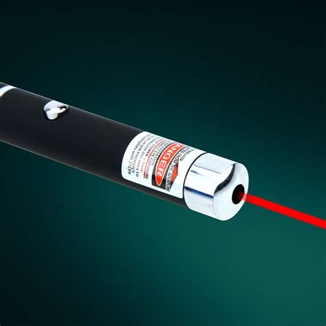 5mW 650nm Red Laser Pointer Single-Dot-Beam Pen-Shape Black with 2 * AAA Battery - Cool Laser ...