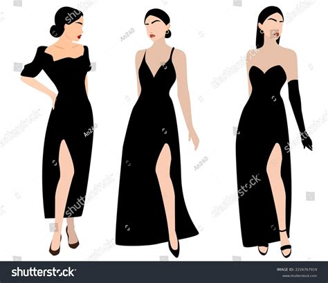 Woman Dresses: Over 453,077 Royalty-Free Licensable Stock Vectors ...