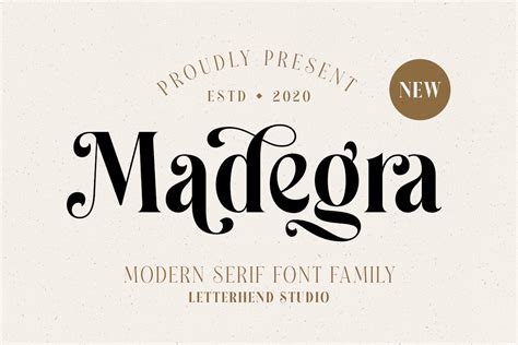 Madegra Serif (9 Weight Font Styles) | Serif Fonts ~ Creative Market