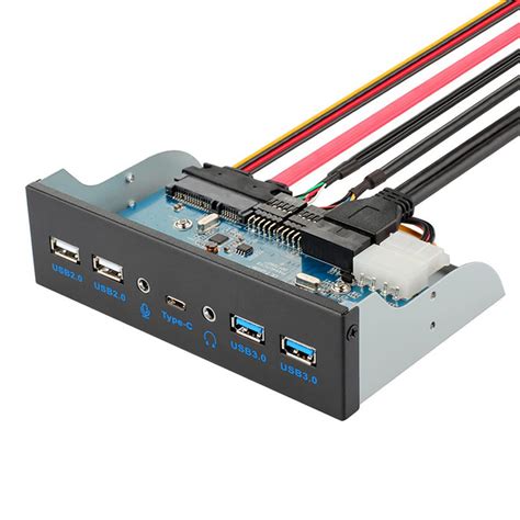 Buy Hima USB3.0 Front Panel hub, Optical Drive 5.25'' Panel Computer Expansion Board, 7 Ports ...