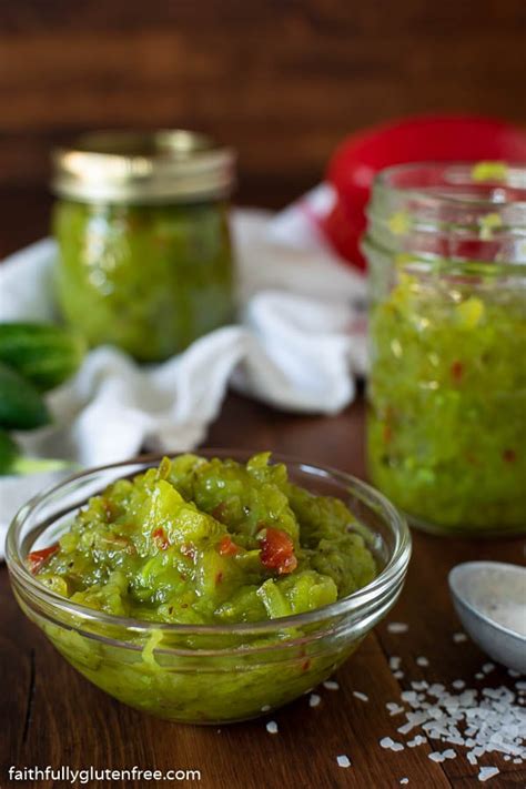 Easy Homemade Relish Recipe - Faithfully Gluten Free