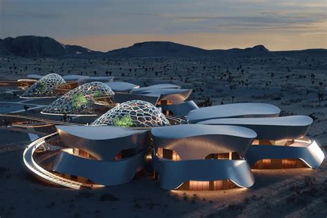 Space Architecture designed to be a home to the future humans living on ...