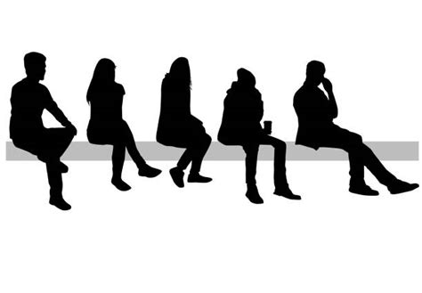 Silhouette People Sitting Stock Photos, Pictures & Royalty-Free Images ...