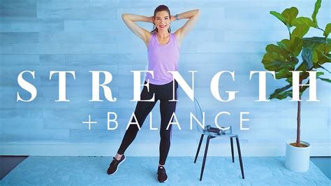 10 Exercises for Strength & Balance for Seniors // 30 minute ...