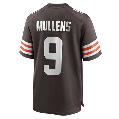 Men's Cleveland Browns Nick Mullens Nike Brown Game Jersey