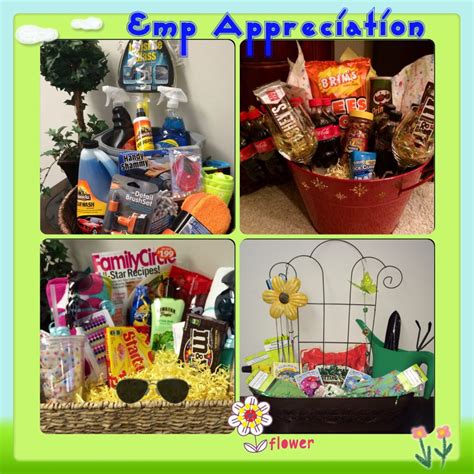 Employee Appreciation Gift Baskets! One for each week during employee appreciation month. Each ...