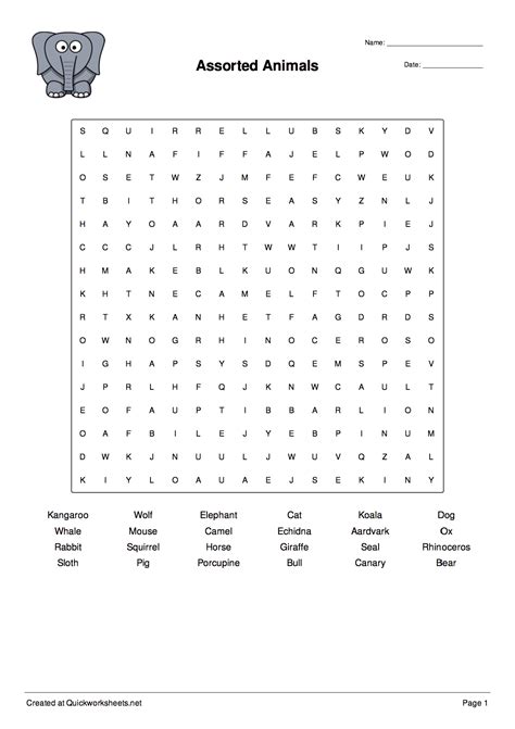 Word Scramble Maker Free Printable