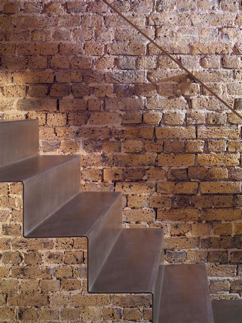 This Minimalist Staircase Is Made From 6mm Thick Folded Steel