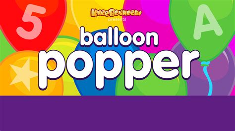 Fun Balloon Popping Learning Online Game for Toddlers