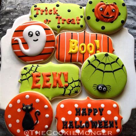 Fun Halloween Set | Halloween cookies decorated, Halloween sugar ...