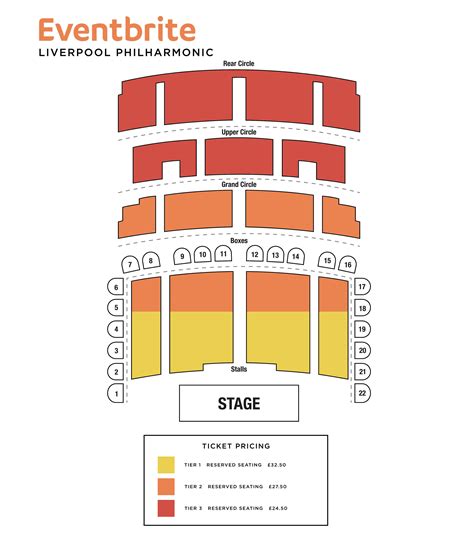 Liverpool Philharmonic Seating Chart: A Visual Reference of Charts | Chart Master