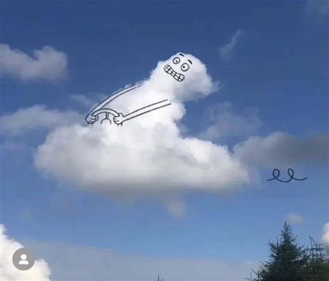 Artist Chris Judge Creates Funny Doodles Of Clouds That Makes Everybody ...