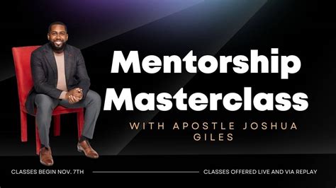 The Mentorship Masterclass