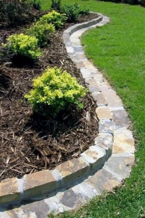 Top 40 Best Stone Edging Ideas - Exterior Landscaping Designs | Garden ...