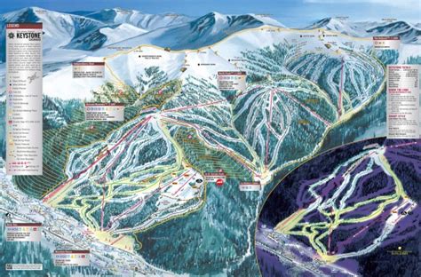 Keystone Ski Trail map 2006-07 - Keystone CO 80435 • mappery