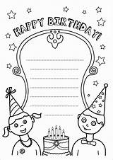 Greeting Card Coloring Pages sketch template