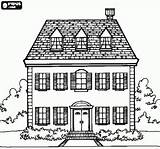 Kleurplaat Dachboden Attic Zolder Coloring Grenier Coloriage House  sketch template