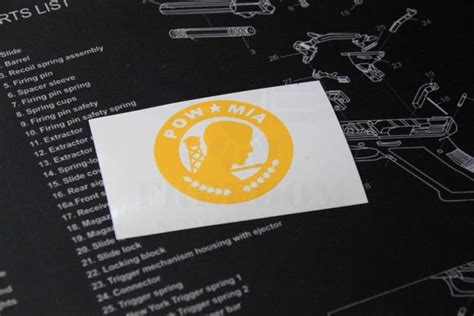 POW MIA Logo Stencil - Freedom Stencils