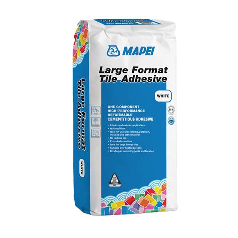 LARGE FORMAT TILE ADHESIVE, technical sheet | Mapei