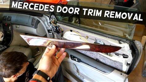 MERCEDES CLK W208 INTERIOR TRIM DOOR TRIM REMOVAL REPLACEMENT - YouTube